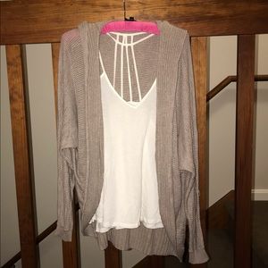 Express hooded cardigan